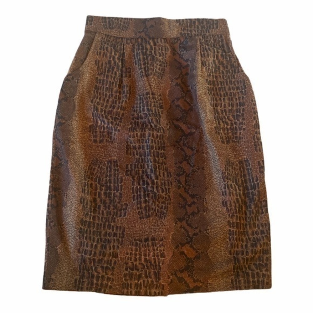 Vintage snake skin skirt size S